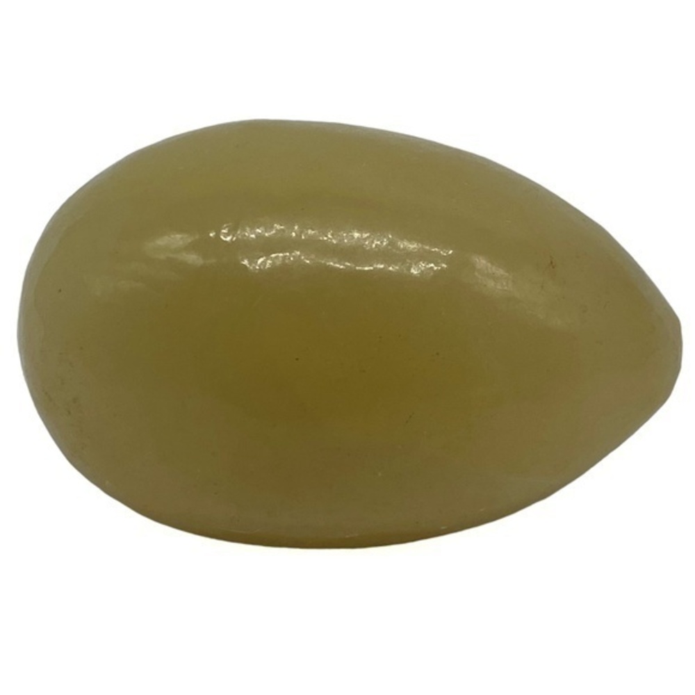 Marble Cream and Veining Egg Shape Home Decor